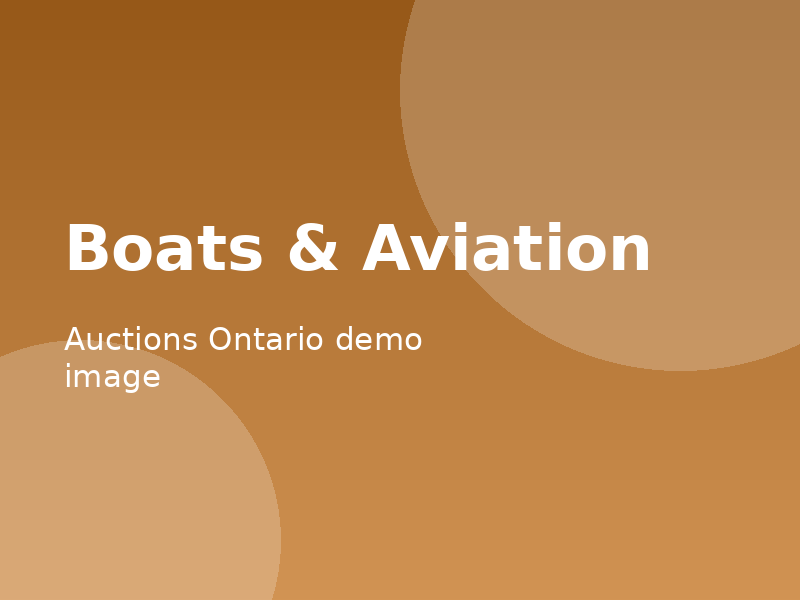 Muskoka Cottage Country Estate & Marine Auction