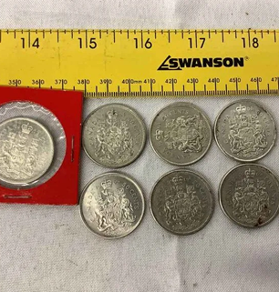 Canadian Silver Dollar Collection, 12 Coins