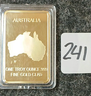 Australia .999 Fine Gold Clad Ingot