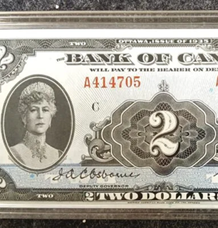 1935 Bank of Canada $2 Banknote