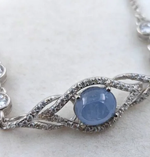 Sterling Silver and Moonstone Pendant