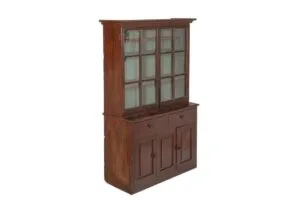 Antique Glass-Front Display Cabinet